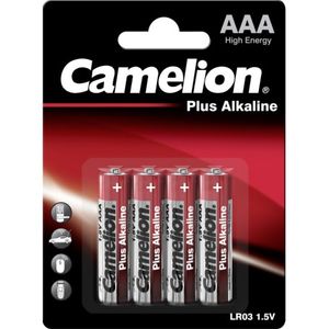 باتری نیم قلمی Plus Alkaline چهارتایی مارک Camelion