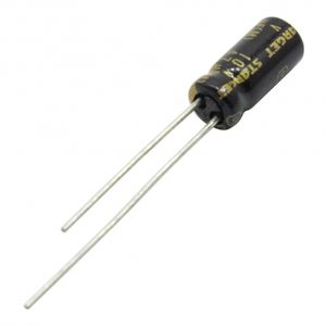 خازن الکترولیتی 47uF / 10V ژاپنی مارک ELNA سری SILMIC II