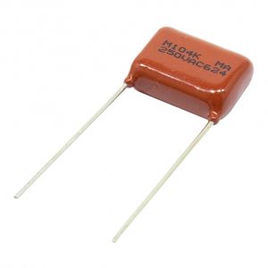 خازن پلی استر %10 / 100nF / 250V بسته800 تایی