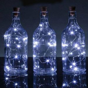ریسه LED مفتولی سفید مهتابی دو متری طرح درب بطری