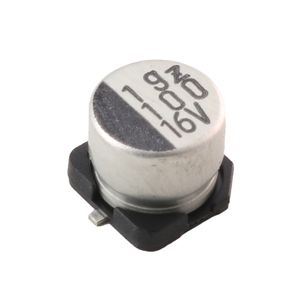 خازن SMD الکترولیت 100uF / 16V سایز 6.3x5.8 مارک ELNA