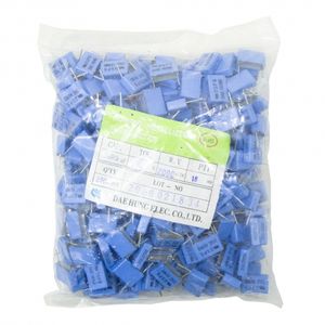خازن 2nF / 2000V MKT بسته 250 تایی