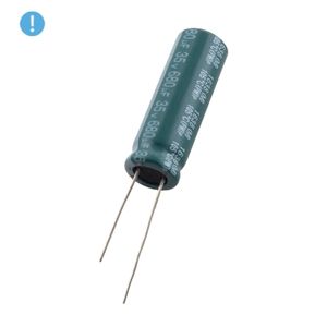 خازن الکترولیتی 680uF / 35V تایوانی مارک TAICON (OXO)
