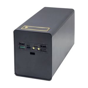 کیس پاوربانک 40 سلولی 120000mAh مگاپاور با ورودی Micro - Type-C - Lightning و چهار خروجی USB مدل D40-PD