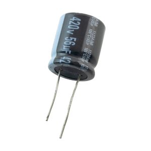 خازن الکترولیتی 56uF / 420V تایوانی مارک TAICON با طول عمر بالا