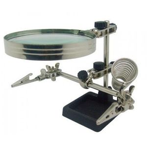 گیره مونتاژ ذره بین دار متوسط به همراه پایه هویه BEST مدل BST-268