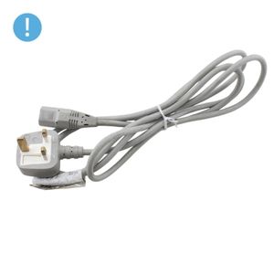 کابل برق پاور کامپیوتری Type G مرغوب تمام مسی 0.75×3 طول 2.5 متر کار کرده