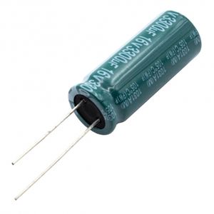 خازن الکترولیتی امپدانس پایین 3300uF / 16V تایوانی مارک TAICON سری PW طول عمر 5000Hrs