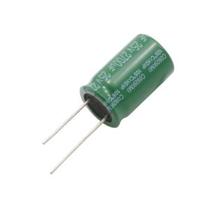 خازن الکترولیتی 2700uF / 25V تایوانی مارک TAICON با طول عمر بالا