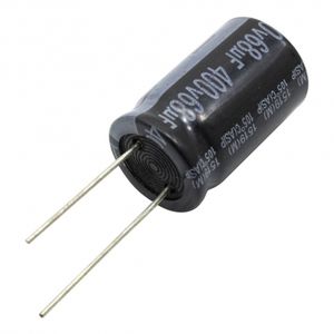 خازن الکترولیتی 68uF / 400V تایوانی مارک TAICON با طول عمر بالا