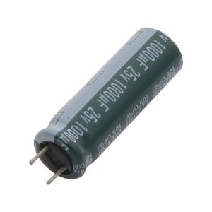 خازن الکترولیتی 1000uF / 25V تایوانی مارک TAICON با طول عمر بالا