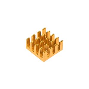 هیت سینک مخصوص پردازنده و تراشه های SMD رنگ طلایی سایز 14x14x7mm