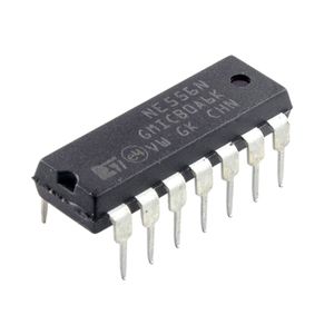 تراشه تایمر دوبل NE556 پکیج DIP