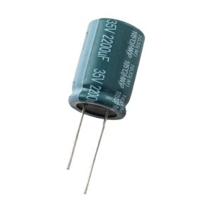 خازن الکترولیتی 2200uF / 35V تایوانی مارک TAICON با طول عمر بالا