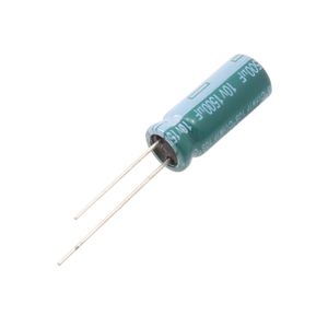 خازن الکترولیتی 1500uF / 10V تایوانی مارک TAICON با طول عمر بالا