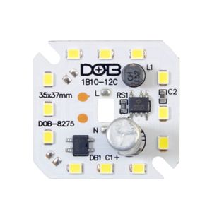 LED DOB سفید مهتابی 220VAC 12W دارای مدار محافظتی Anti Surge سایز 35x37mm