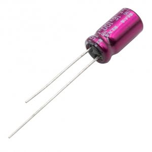 خازن الکترولیتی 100uF / 16V ژاپنی مارک ELNA سری SILMIC