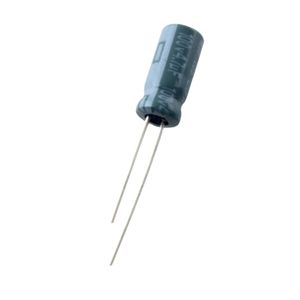 خازن الکترولیتی 4.7uF / 100v تایوانی مارک TAICON با طول عمر بالا