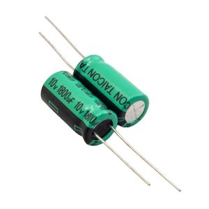 خازن الکترولیتی 1800uF / 10V تایوانی مارک TAICON