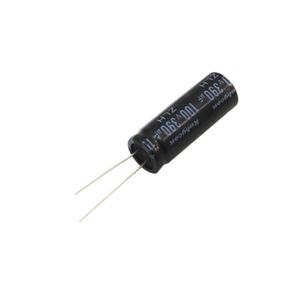 خازن الکترولیتی 390uF / 100V ژاپنی مارک RUBYCON سری ZLH