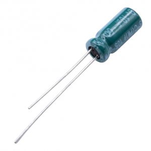 خازن الکترولیتی امپدانس پایین 10uF / 50V تایوانی مارک TAICON سری PW طول عمر 5000Hrs
