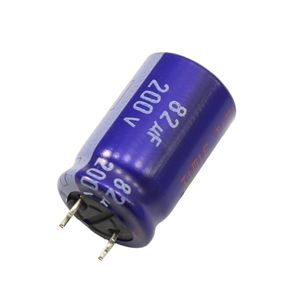 خازن الکترولیتی صوتی 82uF / 200V مالزی مارک PANASONIC