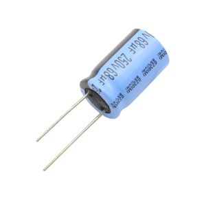 خازن الکترولیتی 68uF / 250V تایوانی مارک TAICON با طول عمر بالا