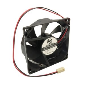 فن 12V دو سیمه سایز 8x8 ضخامت 2cm مارک POWER LOGIC مدل PL82S12M