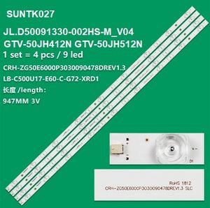 بک لایت مرغوب جی پلاس 50 اینچ GTV-50JH412N GTV-50JH512N شامل 4 شاخه 9 ال ای دی | فروشگاه سانتک