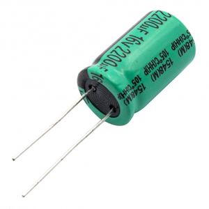 خازن الکترولیتی امپدانس پایین 2200uF / 16V تایوانی مارک TAICON سری HH طول عمر 6000Hrs