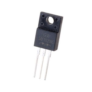 دوبل دیود شاتکی SRF10200C 200V-10A مارک GW پکیج TO-220FP