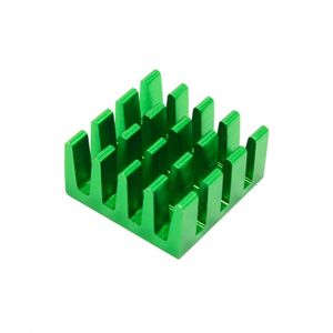 هیت سینک مخصوص پردازنده و تراشه های SMD رنگ سبز سایز 14x14x7mm