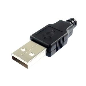 کانکتور نری USB Type A | کاور مشکی