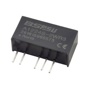 مبدل افزاینده روبردی ایزوله 12V به 24V متقارن توان 2W مدل A1224S-2WR3 مارک BSPSU
