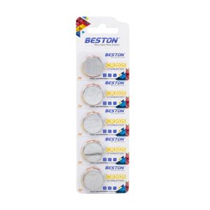 باتری سکه ای 3 ولت CR2025 ورق 5 تایی مارک BESTON