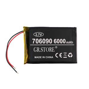 باتری لیتیوم پلیمر 3.7v ظرفیت 6000mAh مارک GR.STORE کد 706090