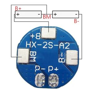 ماژول محافظ شارژ باتری لیتیومی 2 سل گرد 5A
