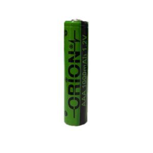 باتری نیم قلمی سرتخت شارژی 1/2v – 650ma اوریون