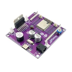 برد کنترل رباتیک پیشرفته ESP32 ایرانیک با درایور دو موتور Wi-Fi و Bluetooth