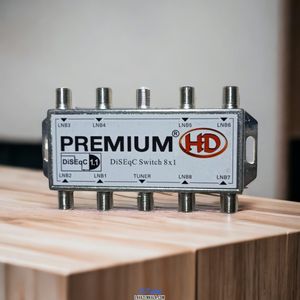 تقسیم آنتن 1 به 8 پرمیوم PERMIUM HD Satellite Switcher