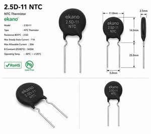 مقاومت حرارتی 2.5D-11 | NTC