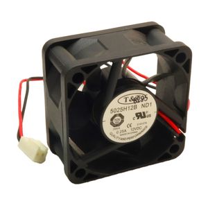 فن 12V دو سیمه سایز 5x5 ضخامت 2.5cm مارک T&T مدل 5025H12B