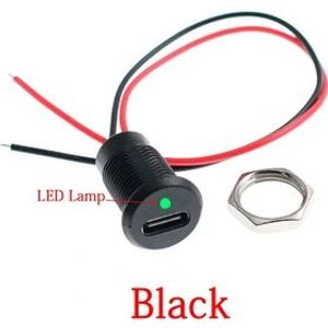 شارژر باتری لیتیومی Type-C گرد چراغ دار