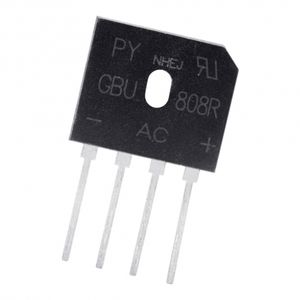 پل دیود 8A-800V تخت شانه ای GBU808R تایوانی