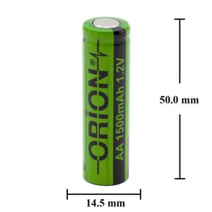 باتری قلمی باتری 1/2v قلمی شارژی 1500mAh NI-MH ORION