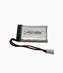 باتری لیتیوم پلیمر 752540 پروازی 3٫7v ظرفیت 600mAh تک سل 25C
