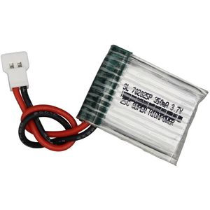 باتری لیتیوم پلیمر 702025 پروازی 3.7V ظرفیت 350mAh تک سل 25C