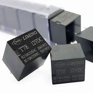 رله 12 ولت بچه میلون سری T78 برند LIMING کد T78-12VDC