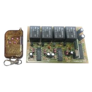 کیت ریموت کنترل چهار کانال قابل برنامه ریزی