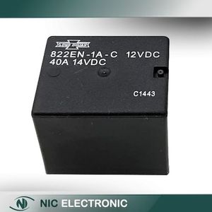 رله 12V قدرت تایوانی 6 پایه مارک SONG CHUAN کد 822EN-1A-C
